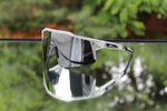 "Halo" Sports Sunglasses (Transparent Grey)