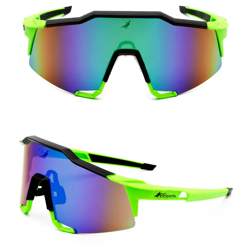 "Eclipse" Sports Performance Sunglasses (Neon Green)